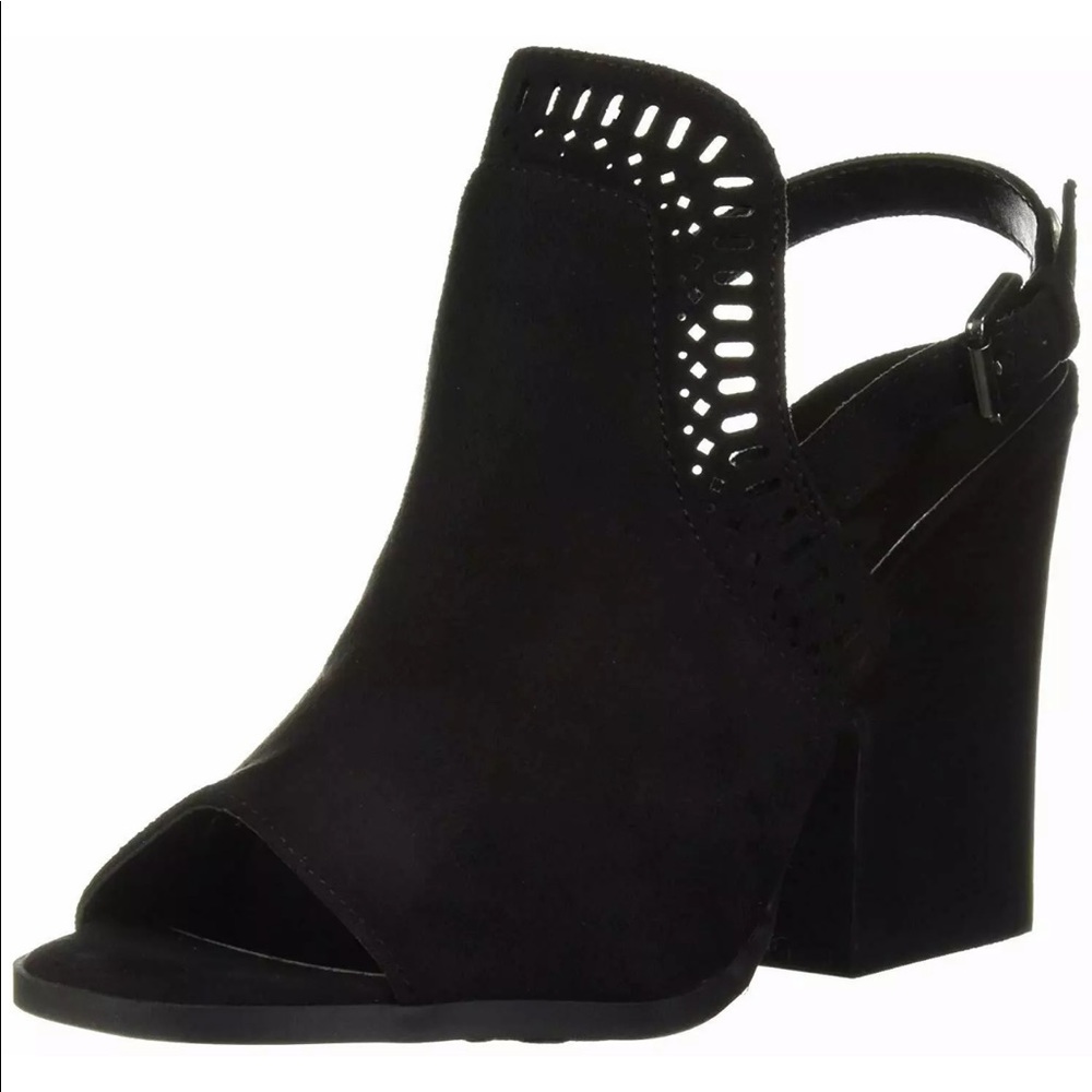 CARLOS SANTANA TRINITY FABRIC PEEP TOE ANKLE